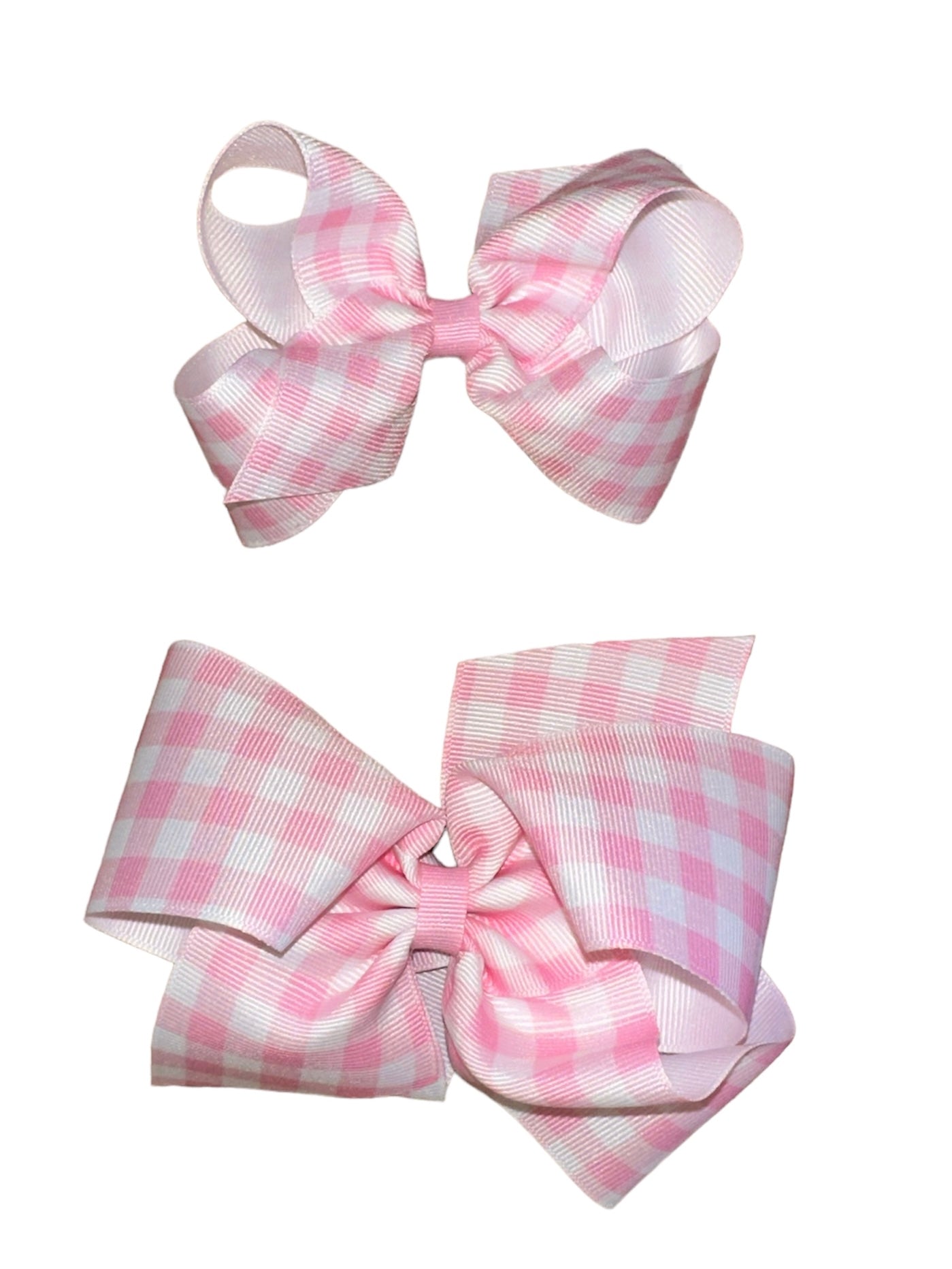 Pink Gingham Bow