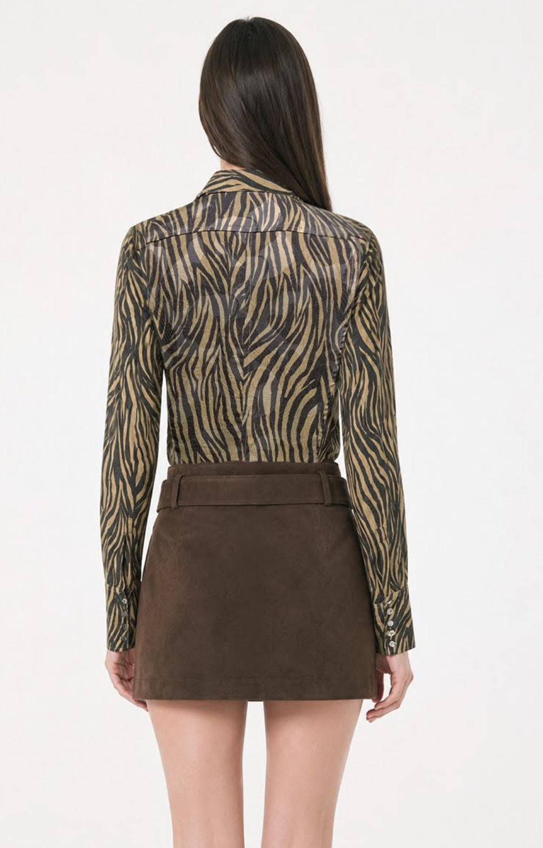 Zebra Long Sleeve Top