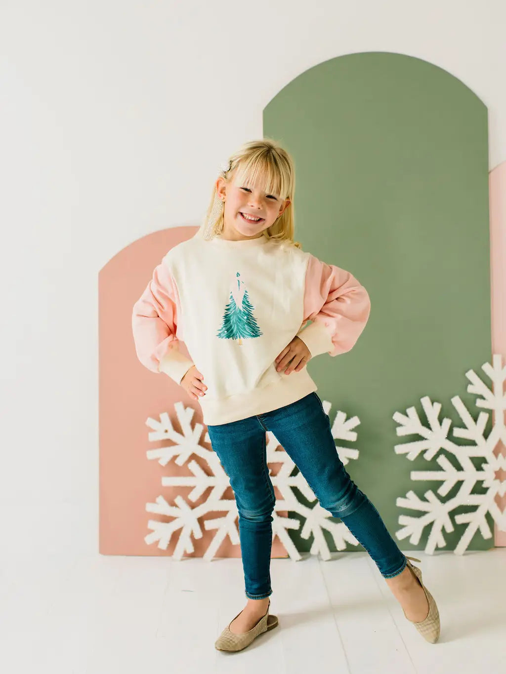 Trim the Tree Raglan Sweatshirt