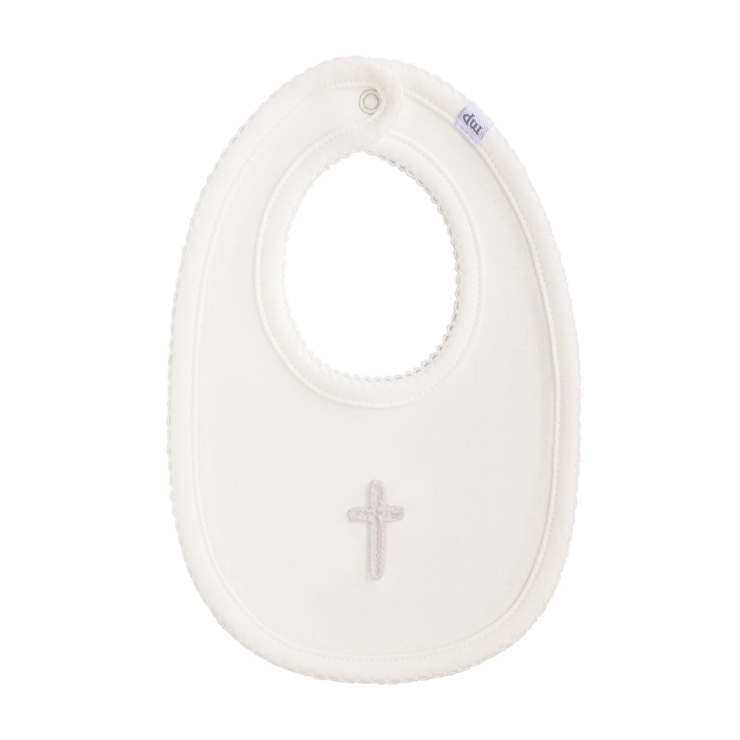 Ivory Chrochet Cross Bib