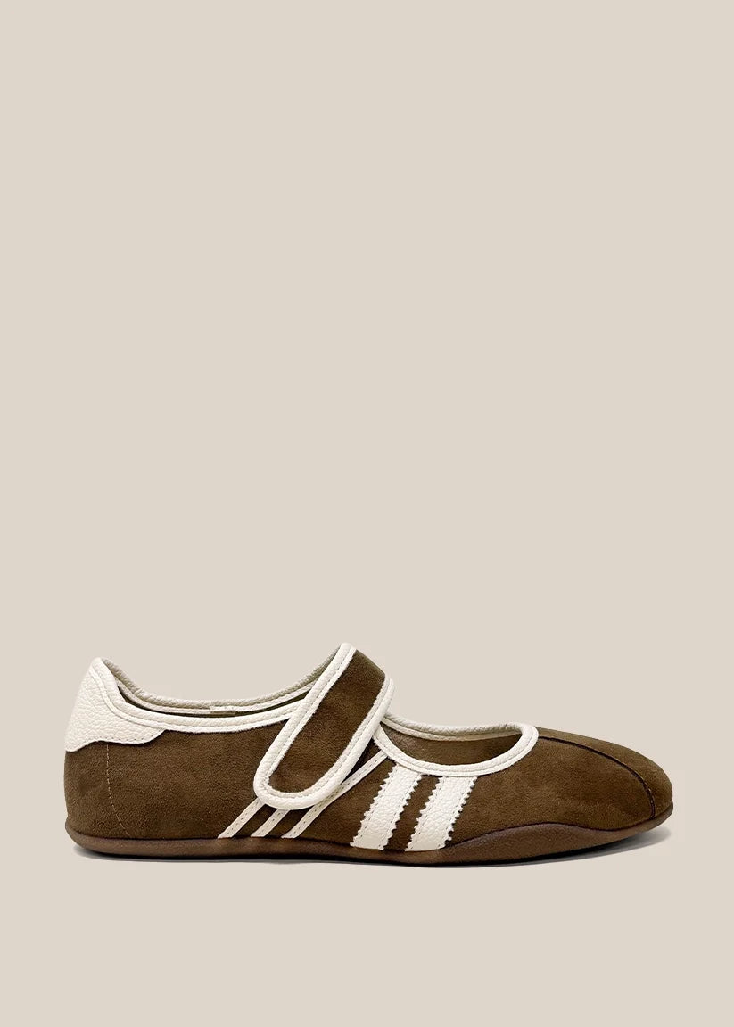 Peyton Sneaker in Brown Suede