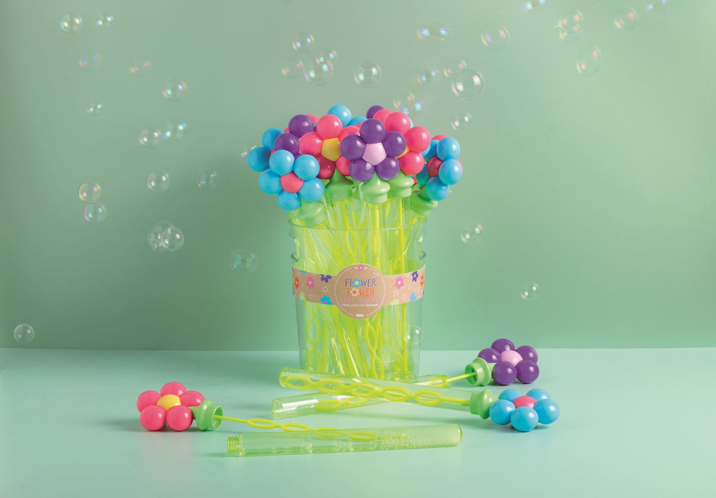 Flower Bubble Wands