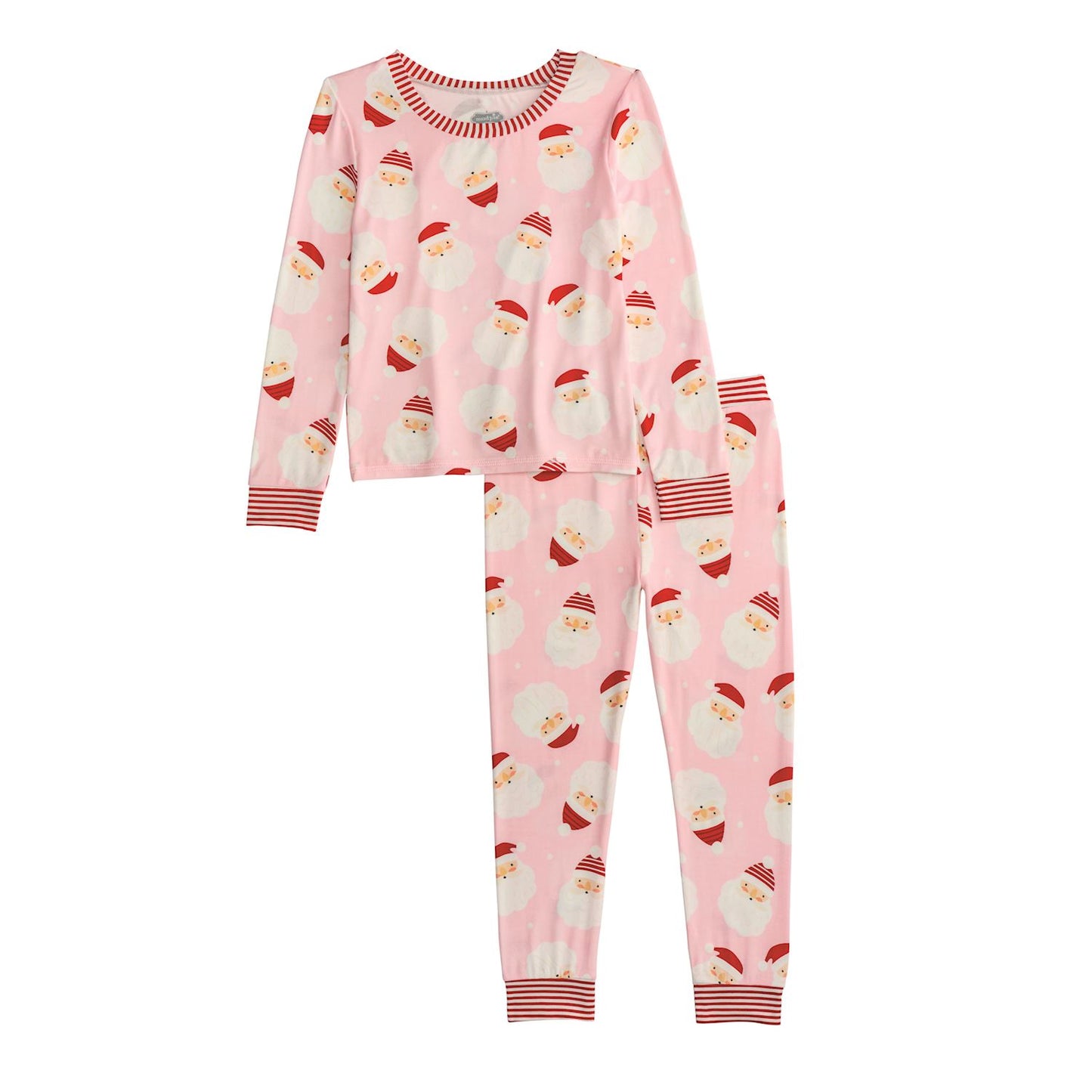 Pink Santa Glow Pj Set