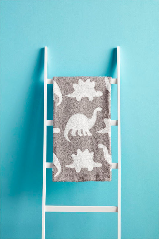 Chenille Dino Blanket