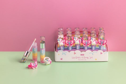 Lip Gloss & Ring Sets