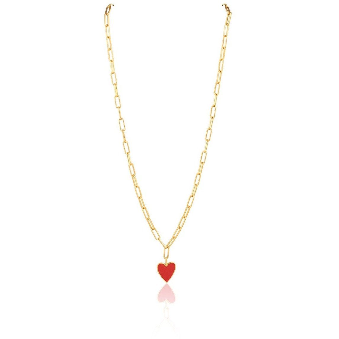 Jamie Red Heart Necklace