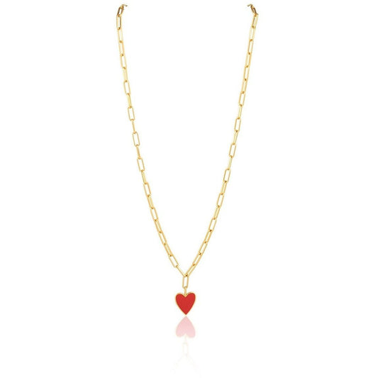 Jamie Red Heart Necklace