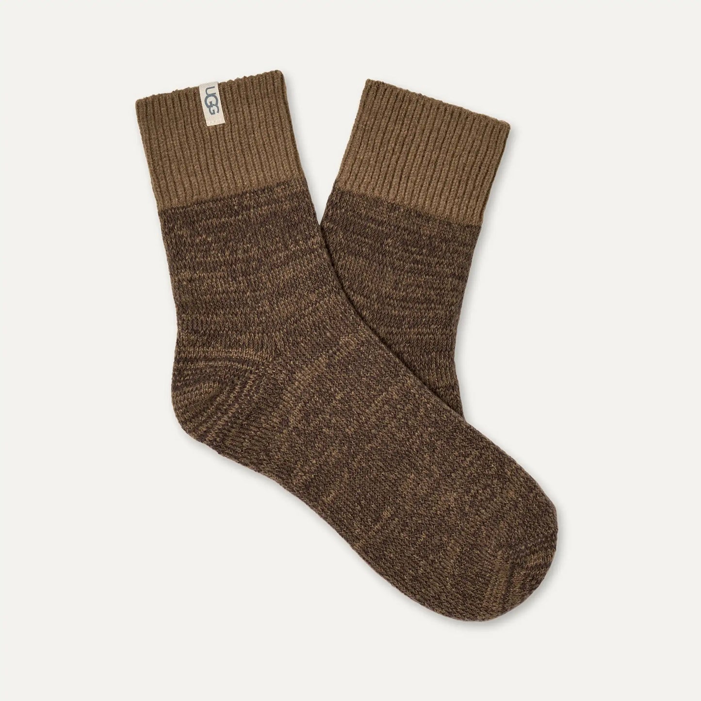 Rib Knit Slouchy Quarter - Coffee Grounds