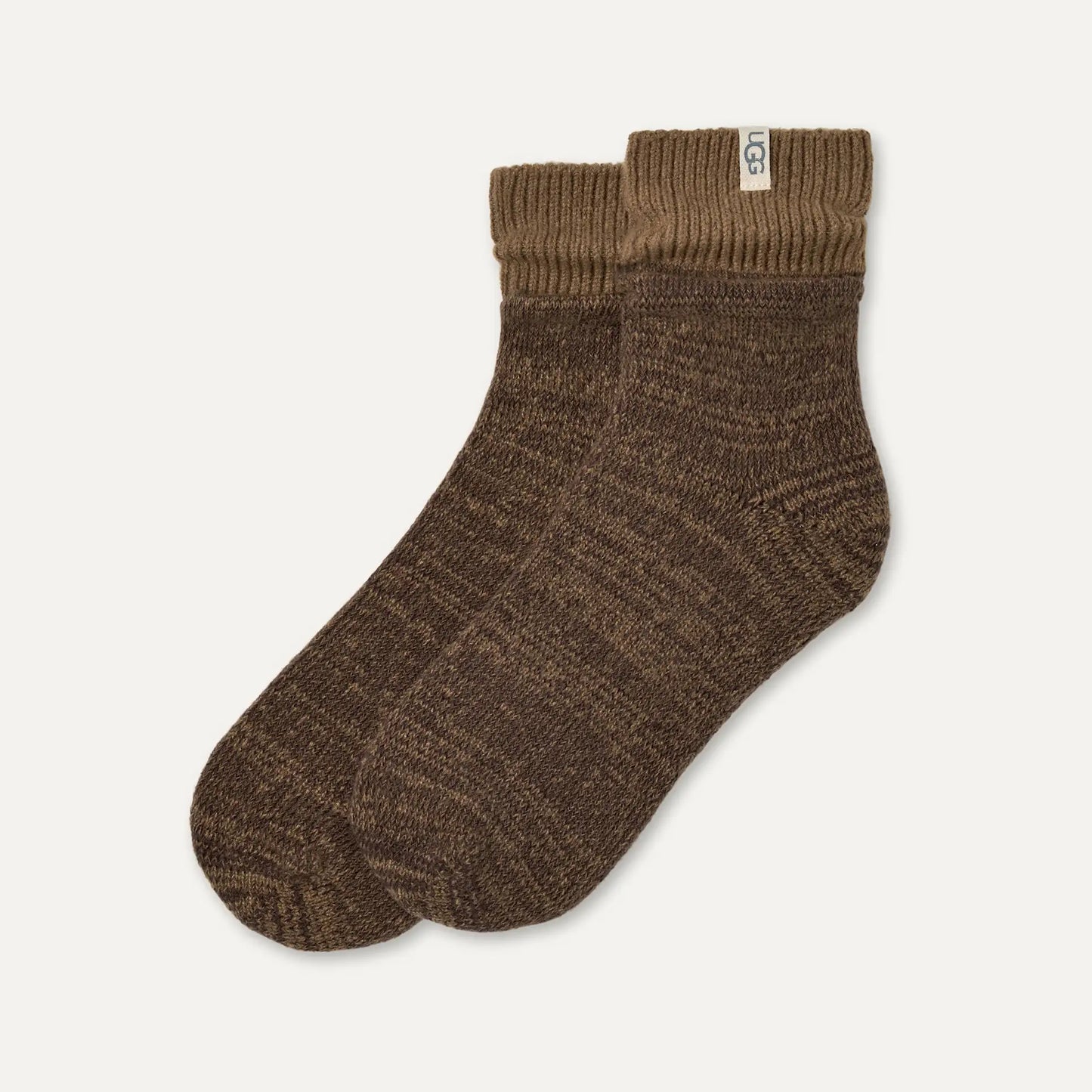 Rib Knit Slouchy Quarter - Coffee Grounds