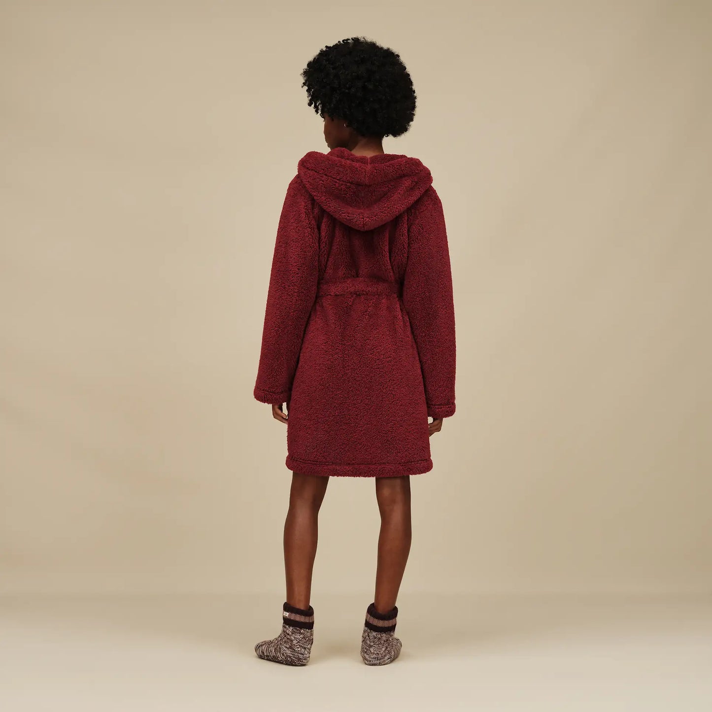 Deedee Fleece Lined Quarter - Chocolate Caramel