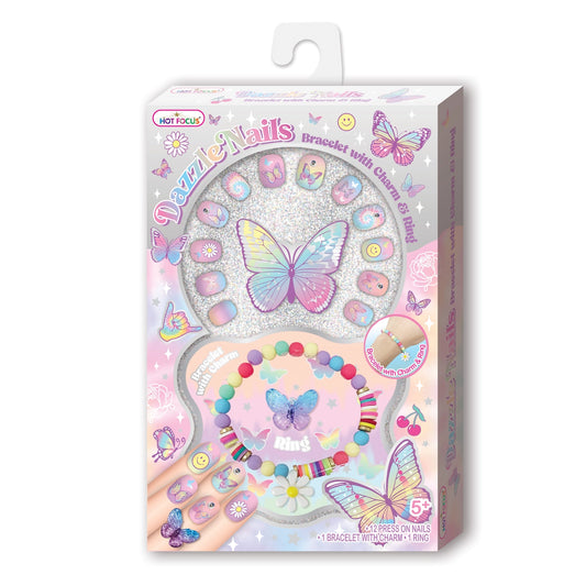 Dazzle Nails - Tie Dye Butterfly