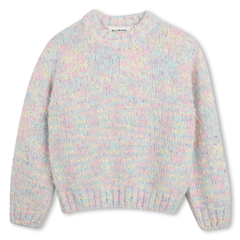 Pastel Mix Shiny Knitted Sweater