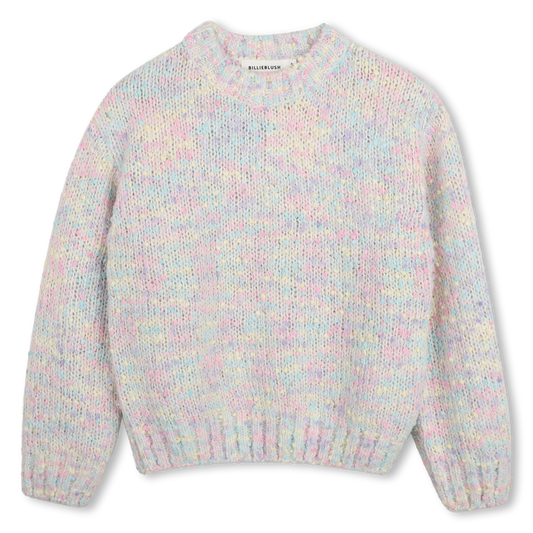 Pastel Mix Shiny Knitted Sweater