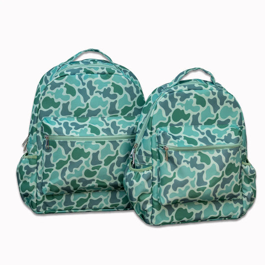 Green Camo Backpack