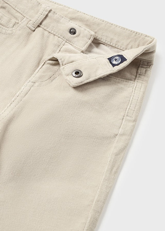 Beige Corduroy Pant