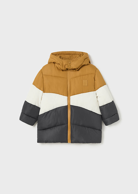 Multi Color Puffer Coat