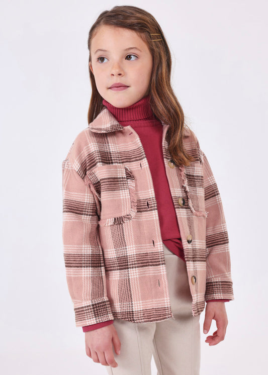 Pink Plaid Shacket