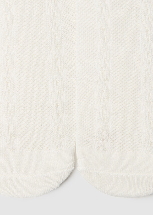 Off-White Cable Knit Tights
