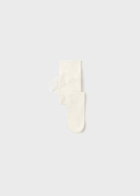 Off-White Ruffled Tights