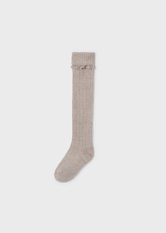 Soft Brown Knee Socks