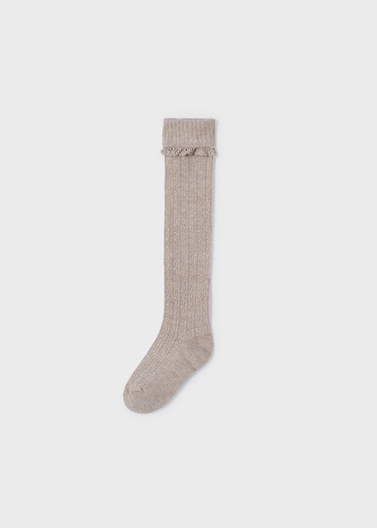 Soft Brown Knee Socks