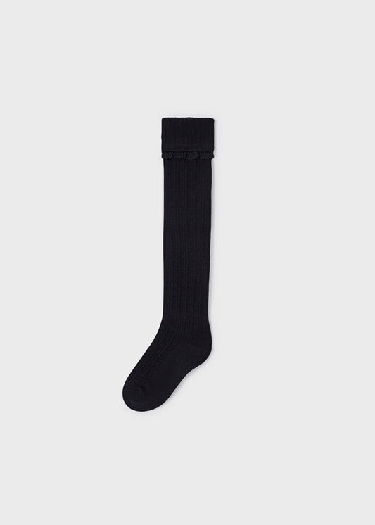 Black Knee Sock