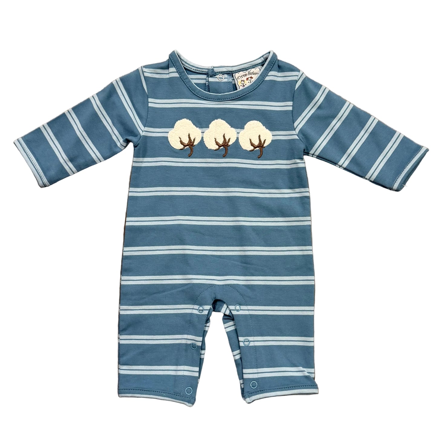 Cotton Applique Boy Romper
