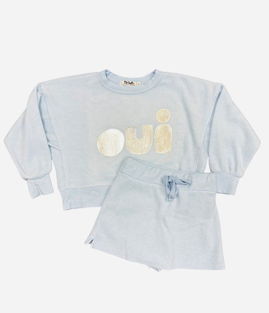Celestial Blue OUI Sweatshirt