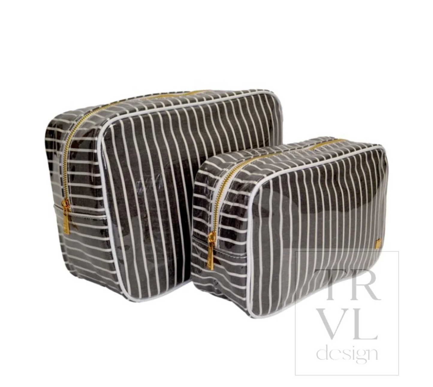 Cosmetic Bag Glo Glam Stripe Set By TRVL