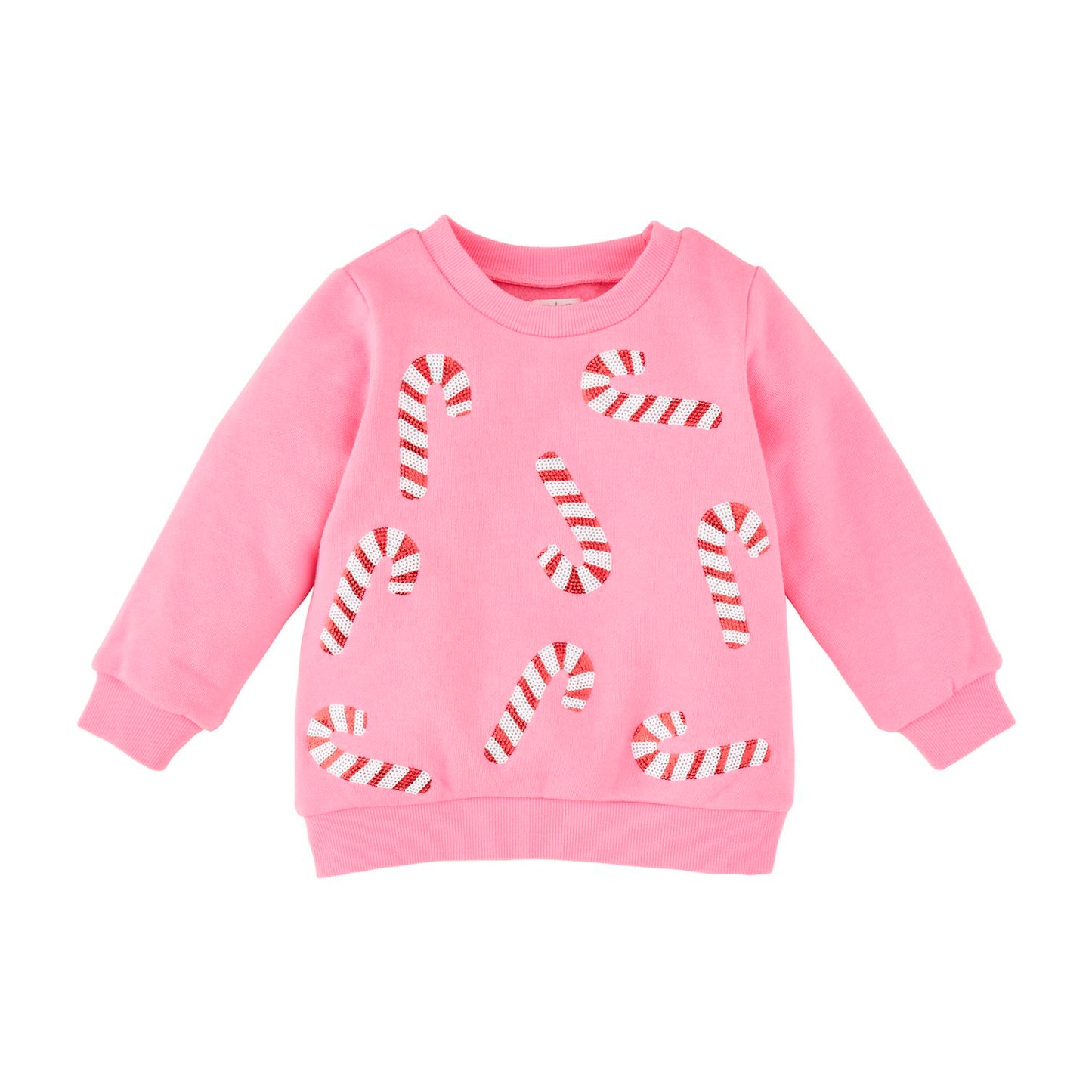 Sequin Candy Cane Sweatshirt