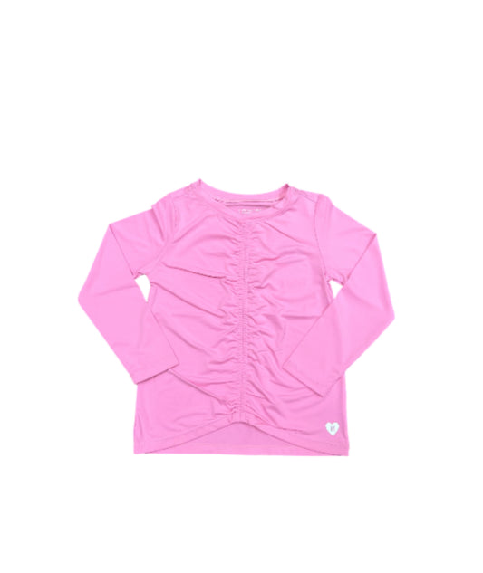 Fuchsia Gathered Front Top