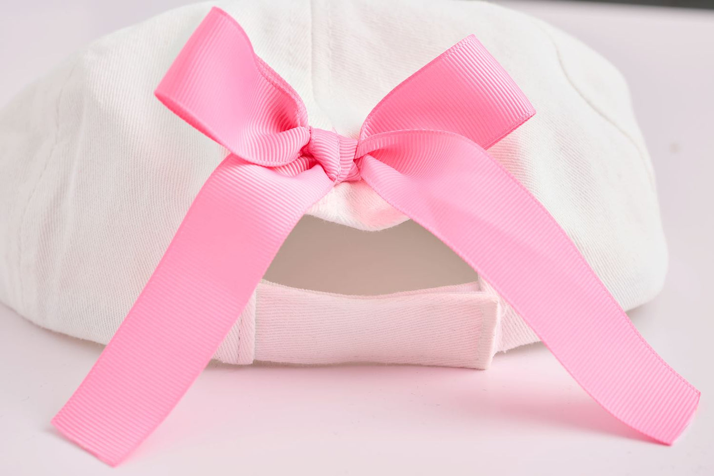 Bow Embroidered Hat