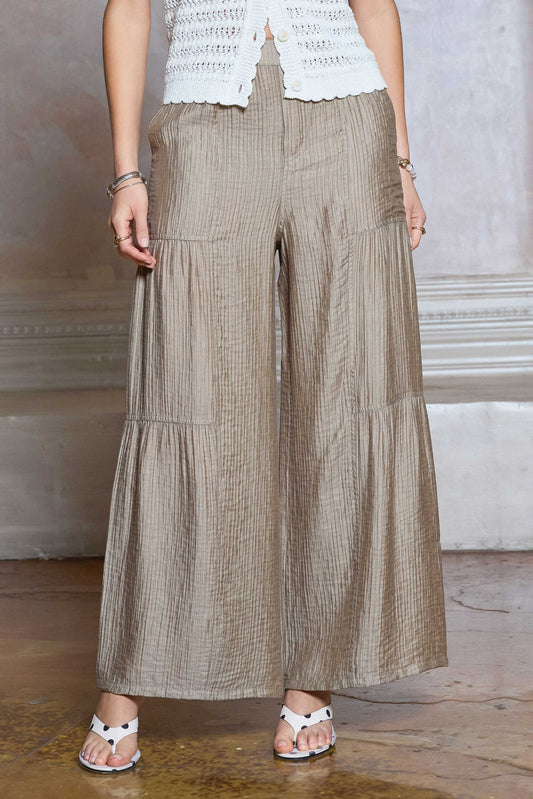Dusty Sand Palazzo Pant
