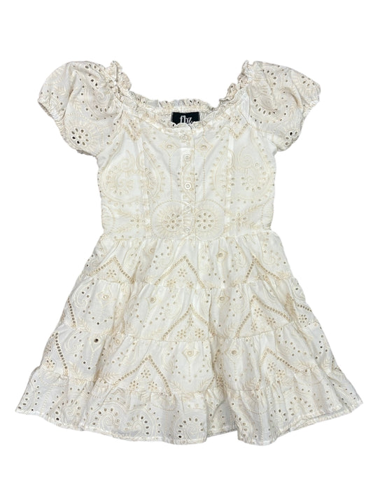 Cream Eyelet Dress