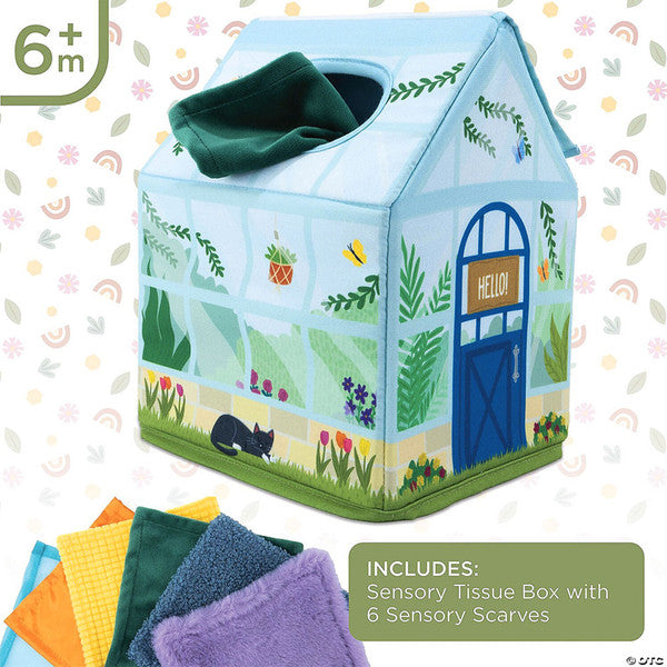 Sensory Sprouts Peek & Pull Tissue Box