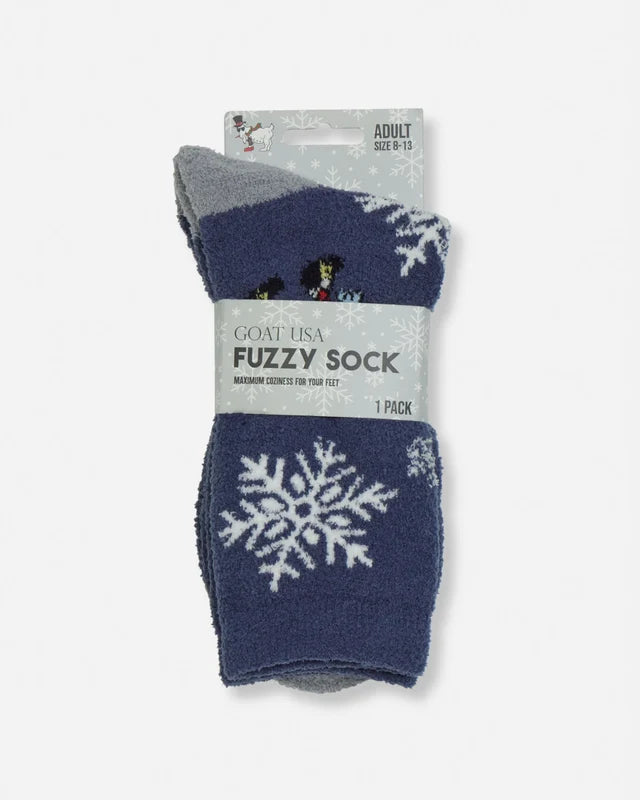 Santa Fuzzy Socks-1 pack