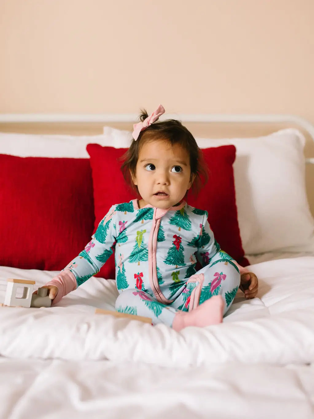 Zippy Bamboo Baby Pj in Trim the Tree