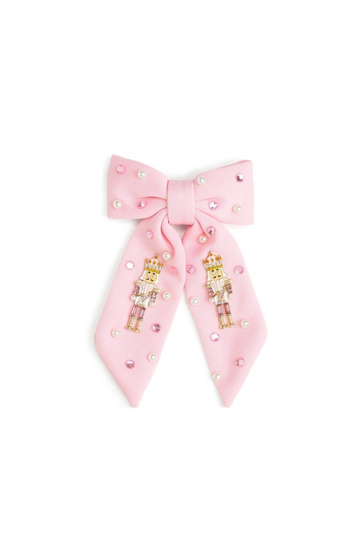 Nutcracker Christmas Gemstone Clip
