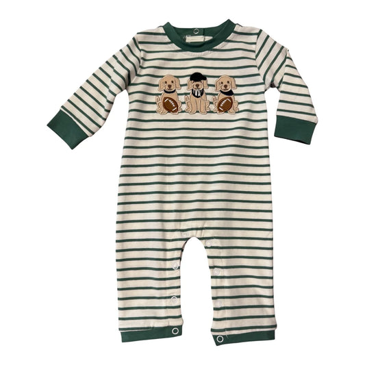 Football Pups Boy Romper
