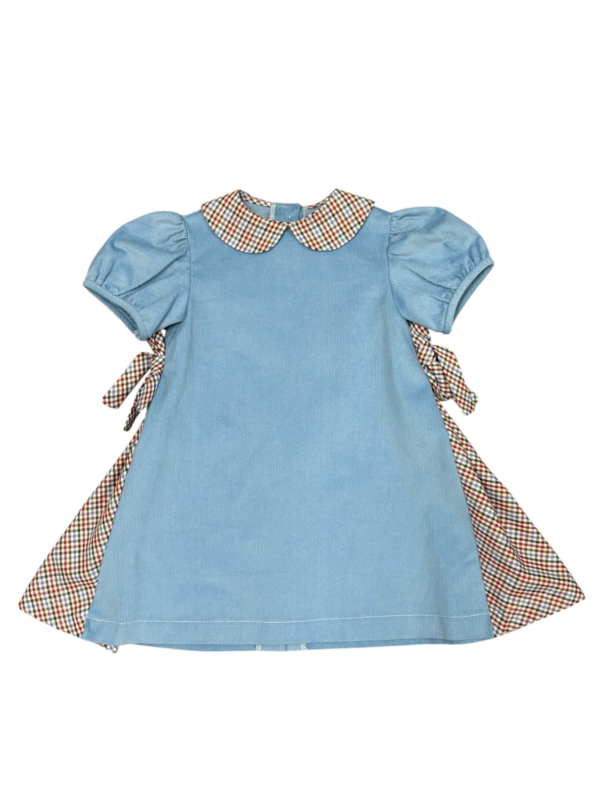 Periwinkle W/ Plaid Float Dress