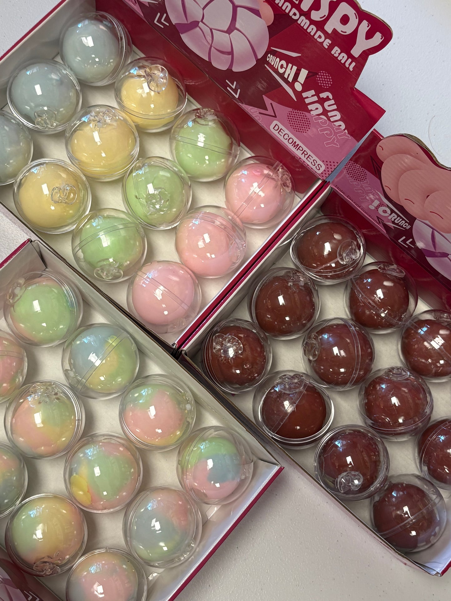 Crispy Wax Covered Handmade Ball Squishy