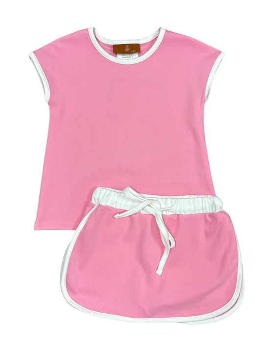 Aria Skort Set-Pink