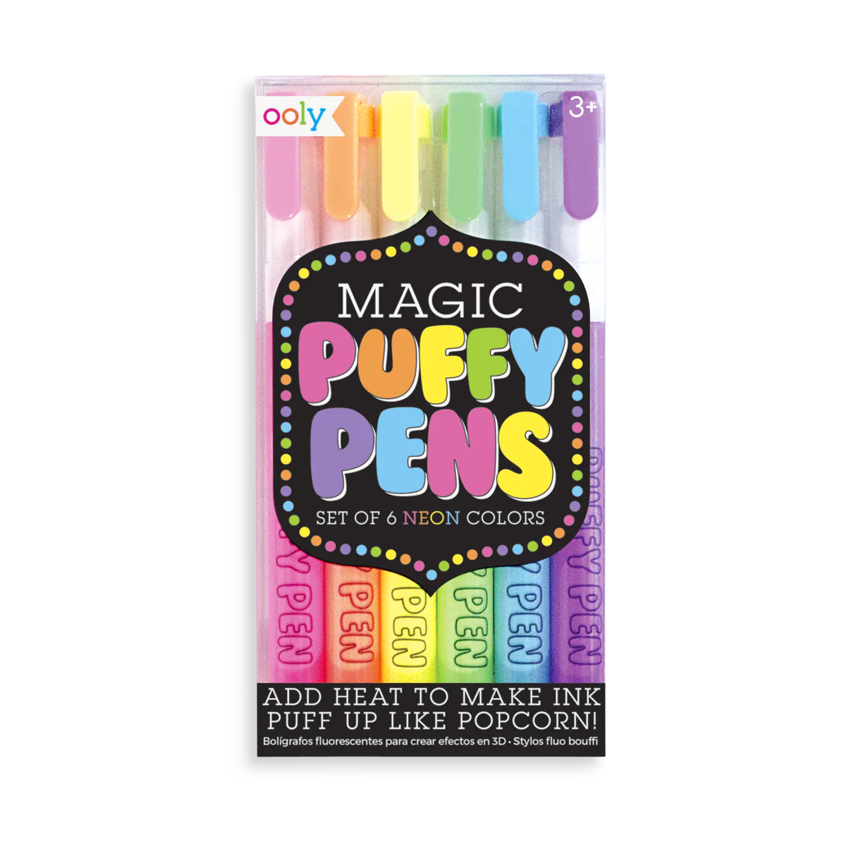 Magic Neon Puffy Pens