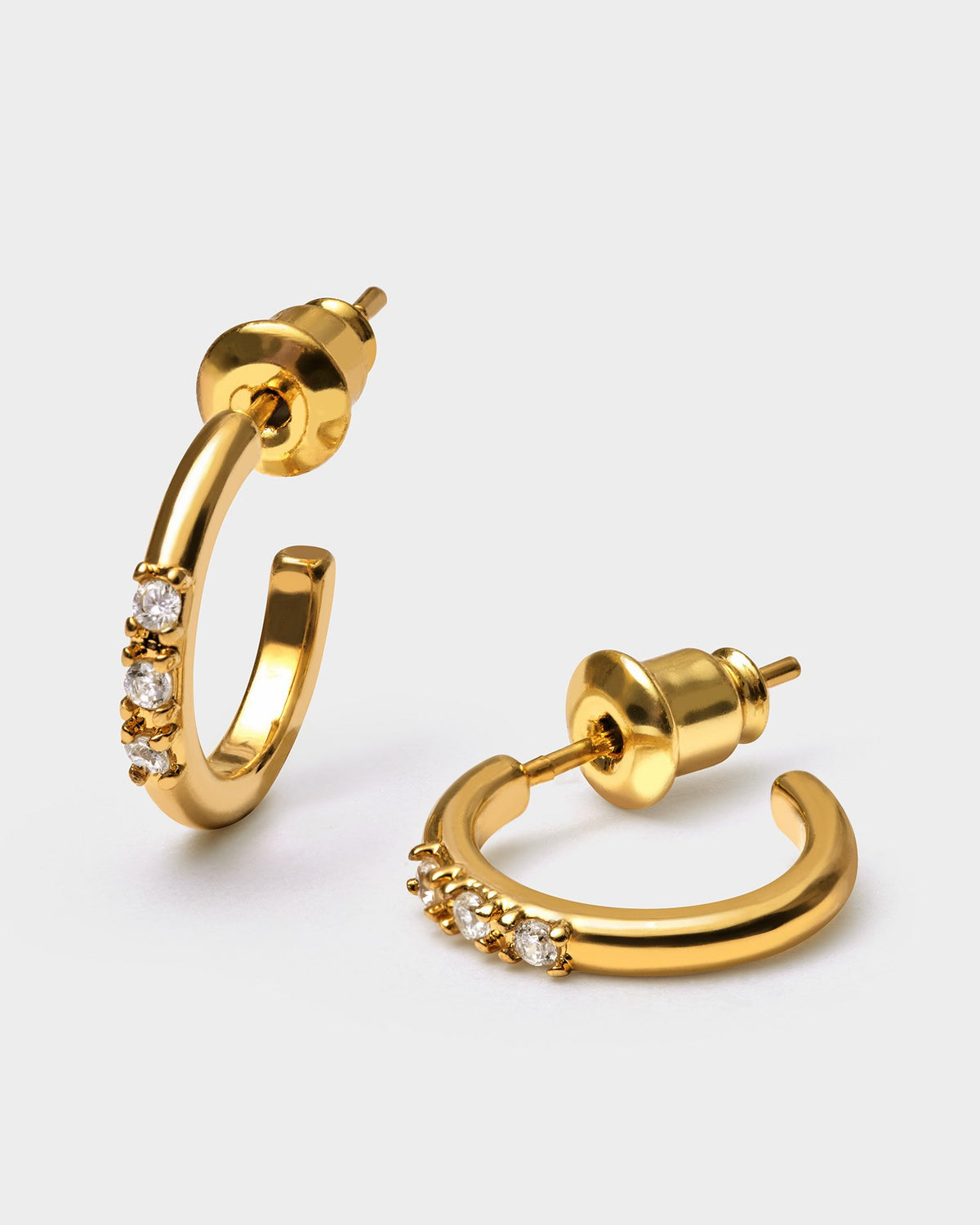 Lumira Waterproof Gold Hoop Earrings