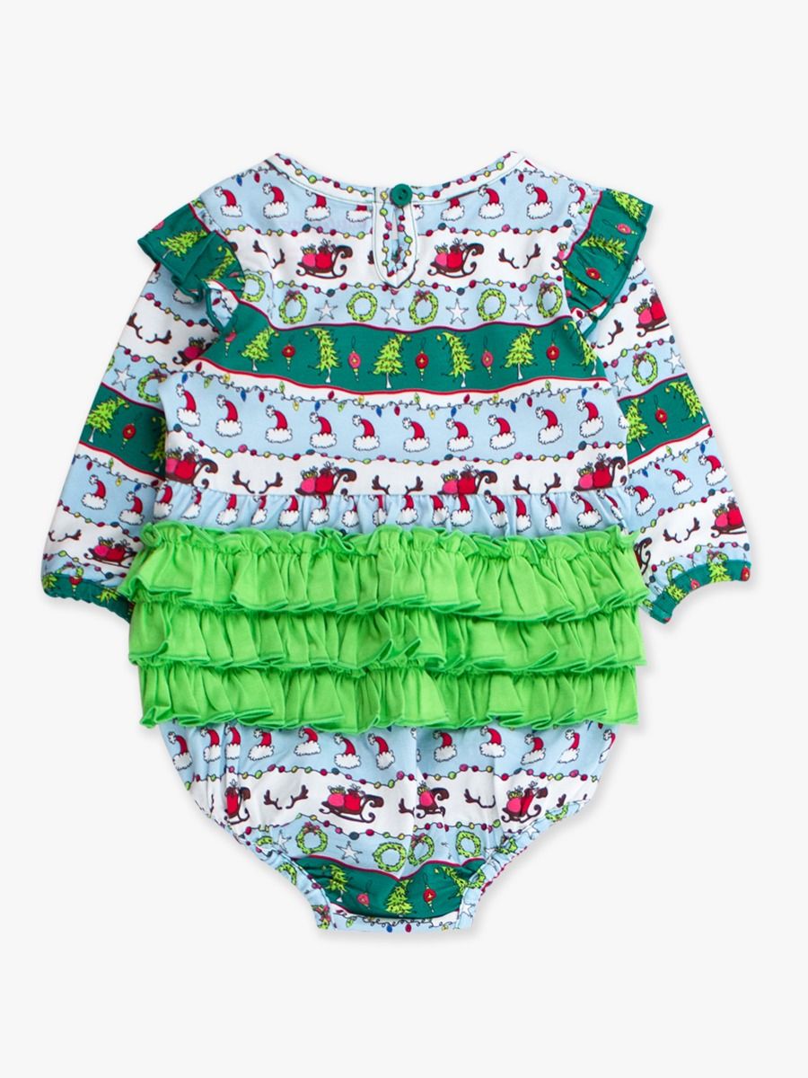 Festive Fair Isle Ruffle Bubble