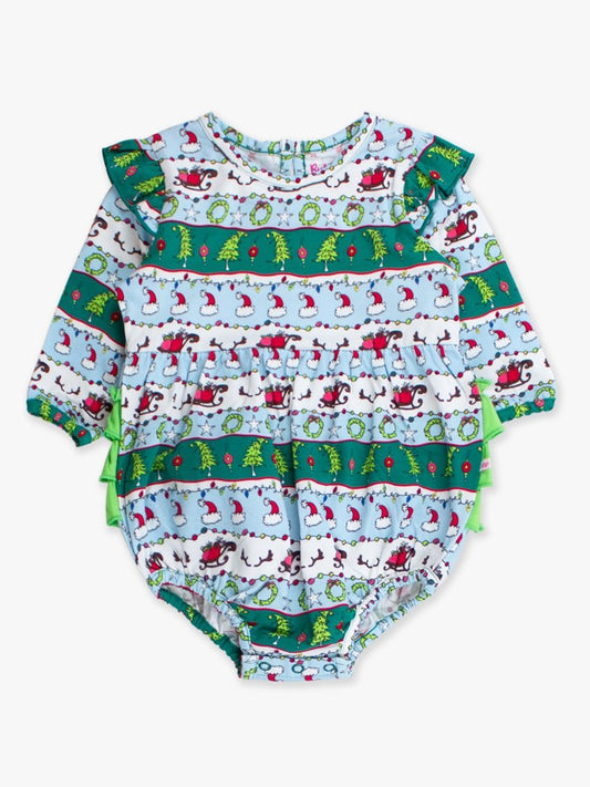 Festive Fair Isle Ruffle Bubble