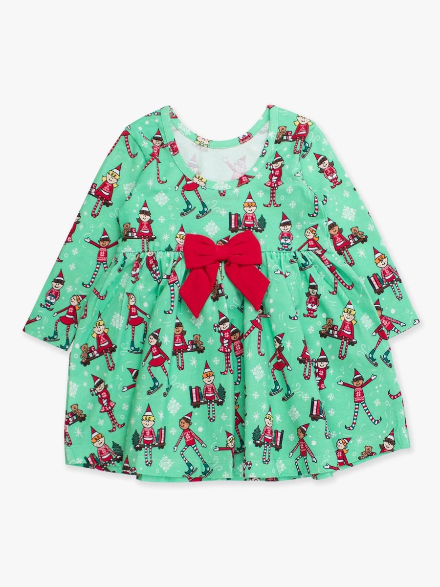 Elf Buddies Twirl Dress