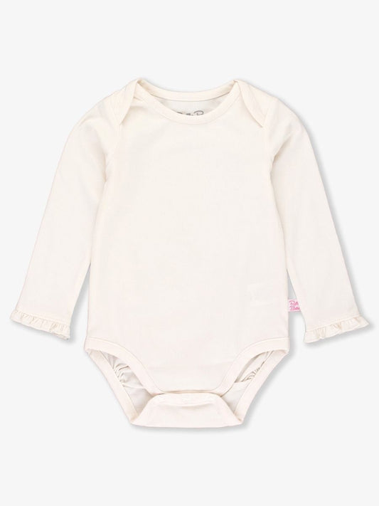 Ivory Knit Ruffle Bodysuit