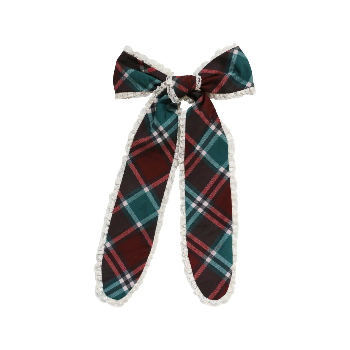 Fancy Bow- Holiday Plaid