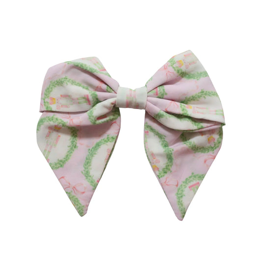Classic Bow- Lavender Twirls